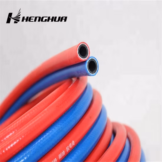 Low Price Flexible PVC Blue High Pressure Oxygen Hose with Connectors