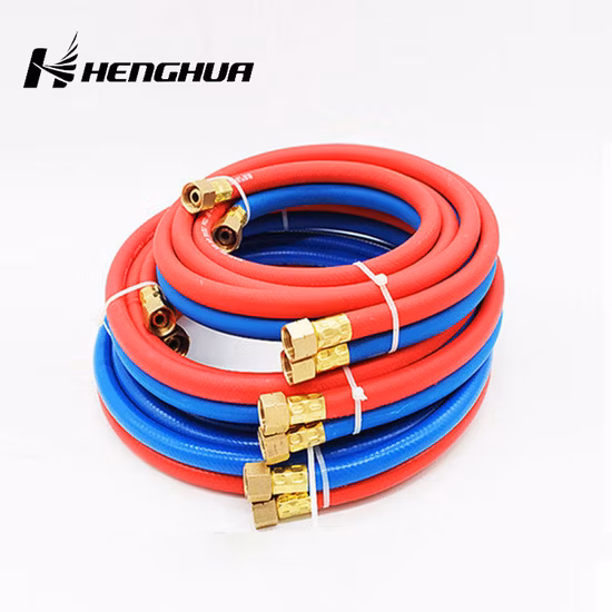 Low Price Flexible PVC Blue High Pressure Oxygen Hose with Connectors