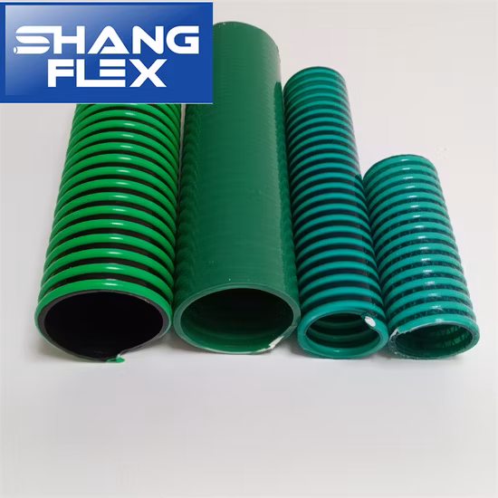Yellow Helix Vacuum Suction Hose PVC Pipe Medium Duty