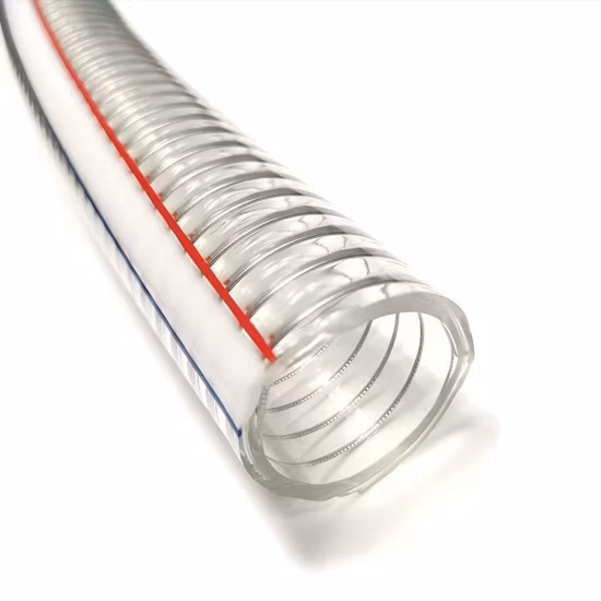 No Smell Transparent Steel Wire Helix PVC Hose